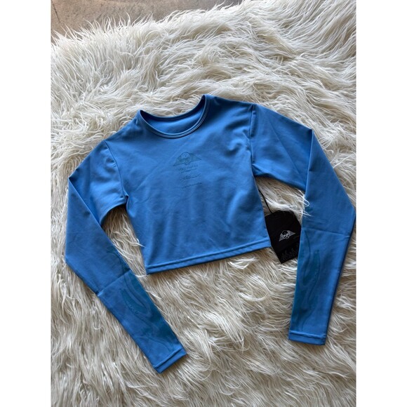 Civil Regime No Tomorrow Sofie Crop Tee Blue Size XS - Picture 3 of 11